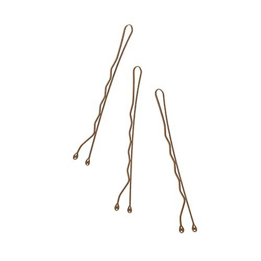 Conair Styling Essentials Bobby Pins, Brown, Value Pack - 500 bobby pins