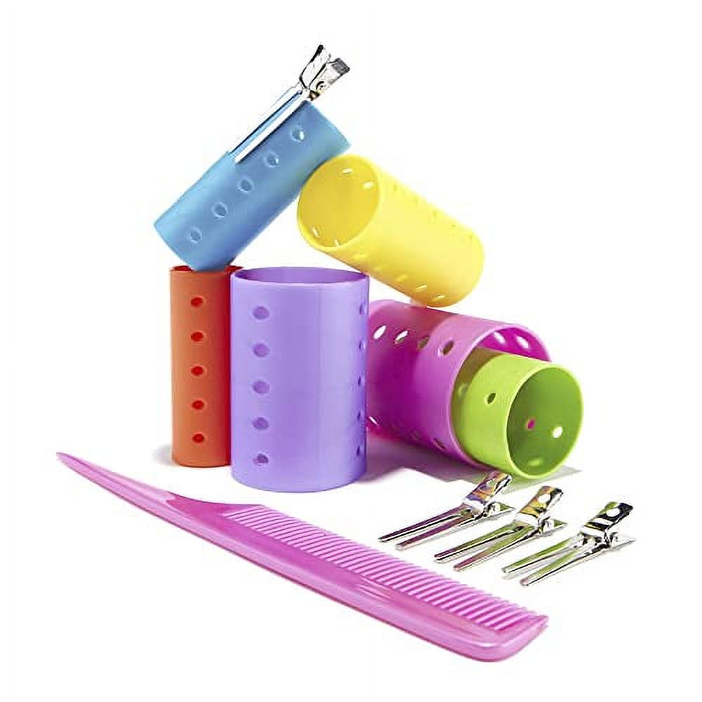 Conair Hair Rollers, Hair Curlers in Assorted Sizes and Colors, Hair Curler Set with