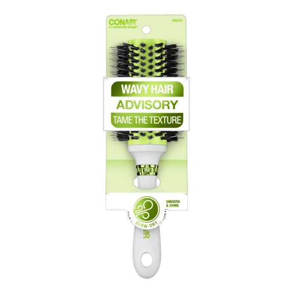 Conair Wavy Hair Blow-dry Nylon Tufted Round Brush