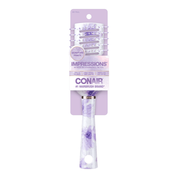 Conair Impressions Signature Print Flower Vent Brush, 1-Count