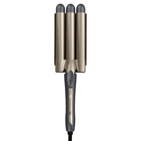 Conair - InfinitiPRO Tourmaline Ceramic Triple Barrel Waver - Gray