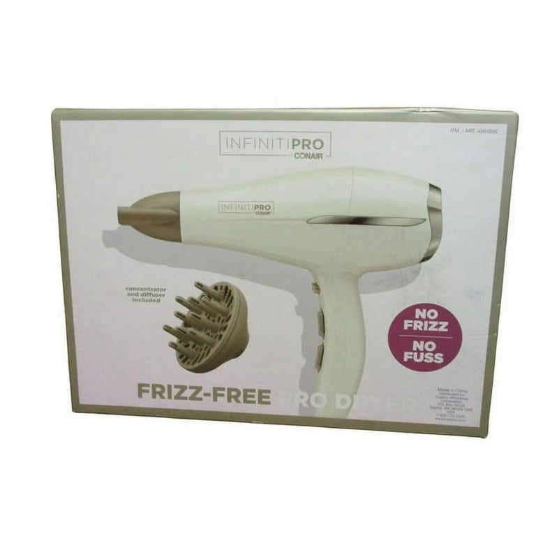 Conair Infiniti Pro Frizz Free White Hair Dryer Concentrator