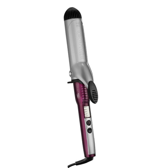 Conair InfinityPRO 1.5 Inch Nano Tourmaline Ceramic Spring Curling Iron, Purple