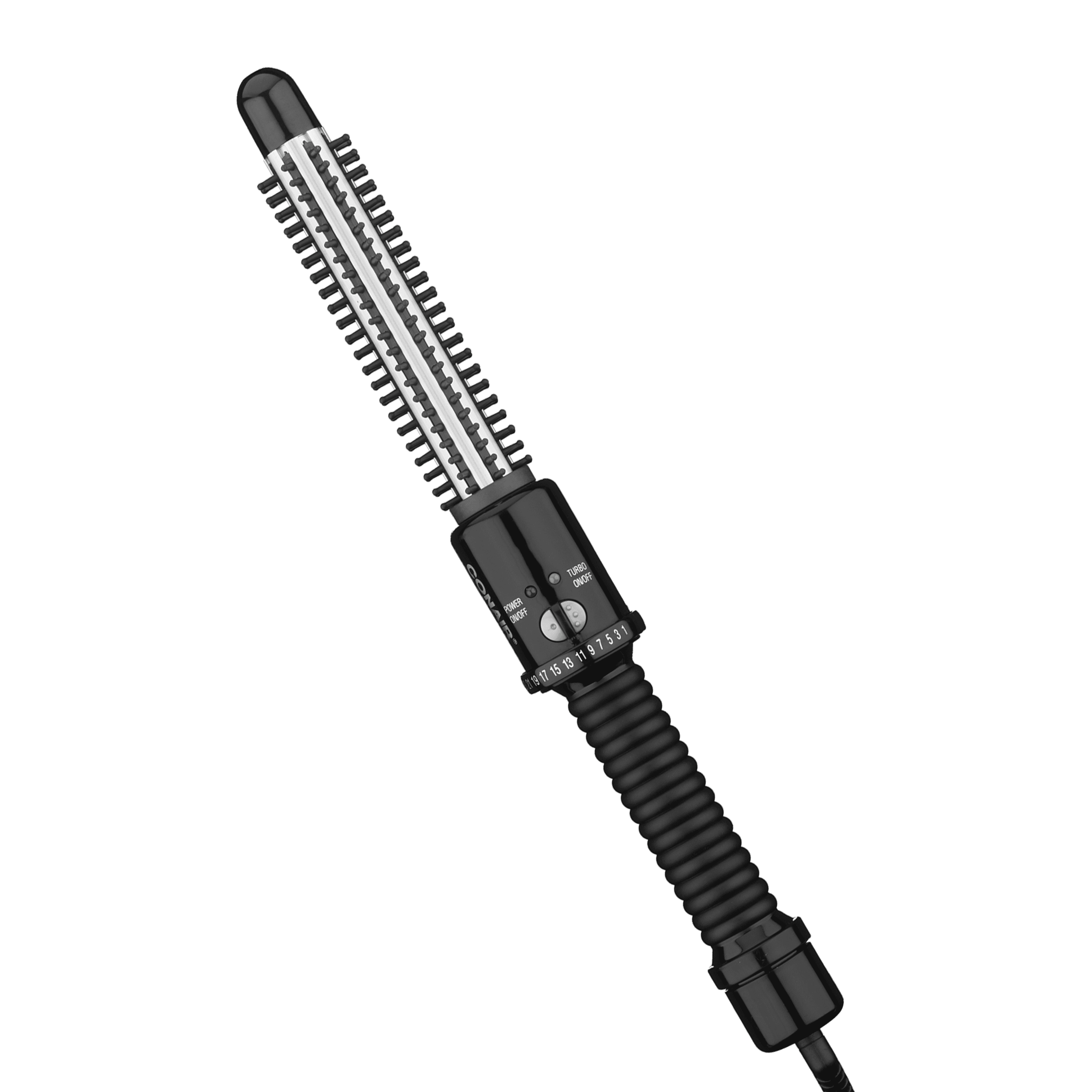 Conair Instant Heat 3/4" Curling Iron Brush, 30-Second Heat-Up, 25 Heat Settings
