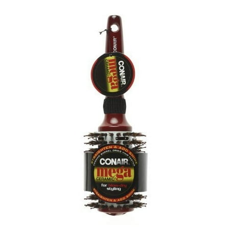 Conair Mega Ceramic Hair Brush, Porcupine, Round, Medium