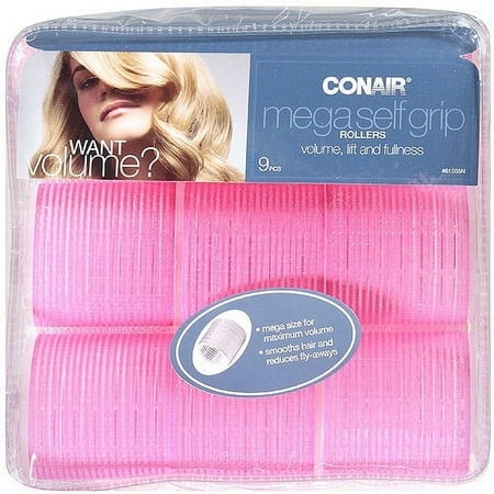 Conair Mega Self-Grip Rollers, 9 pc