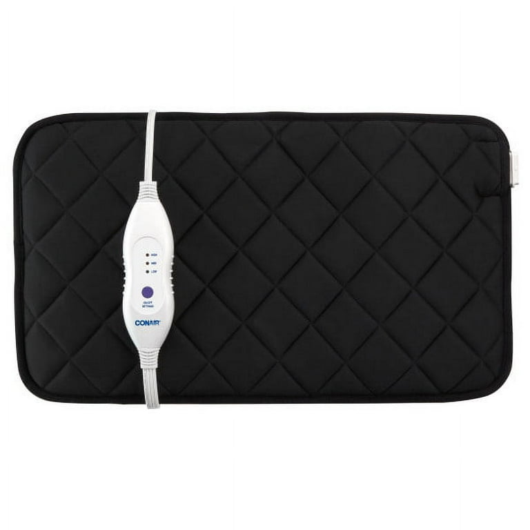 ConairComfort Memory Foam 20.5&quot; x 11.5&quot; Large Heating Pad, Machine 