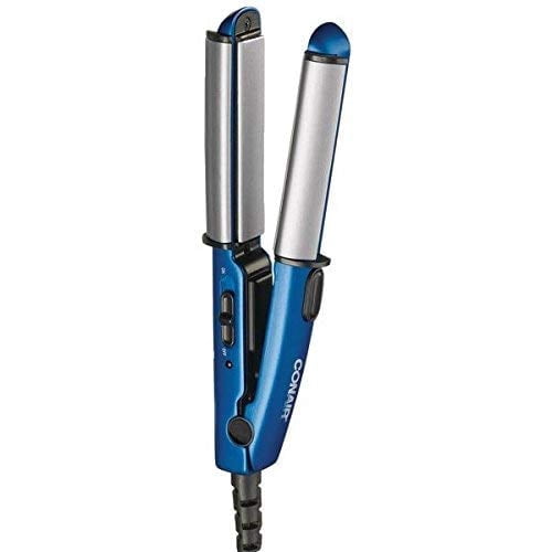 Conair 2-in-1 Mini Styler, Travel Straightener and Curling Iron