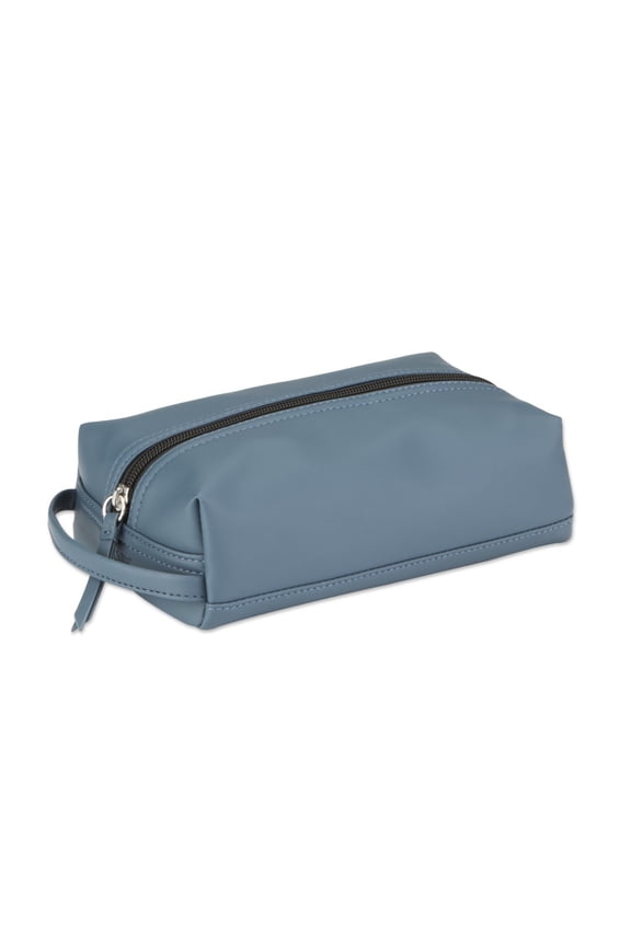 Navy PVC Toiletry Bag