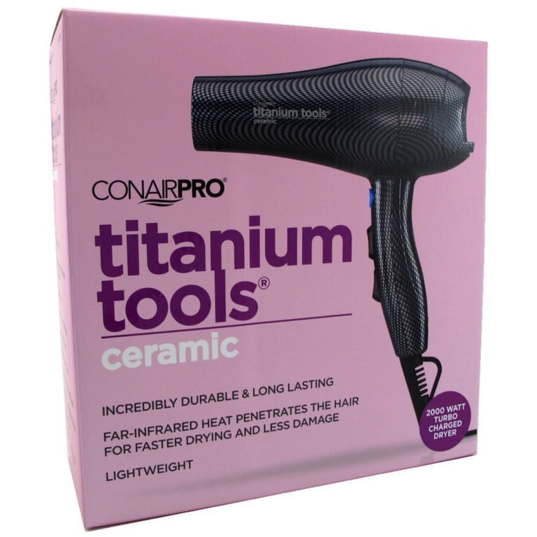 Conair Pro Titanium Tools Ceramic Turbo Charged Dryer 1 ea