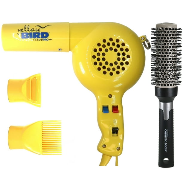 Conair Yb075w Yellow Bird Blow Dryer With Comb Conair Pro Yellow - Main Image