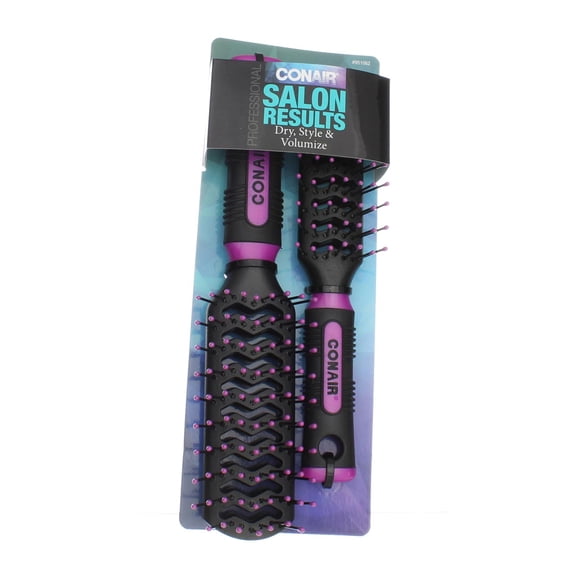 Conair Professional Full-Size and Mid-Size Hair Brush Set, Color May Vary 1 ea (Pack of 6)