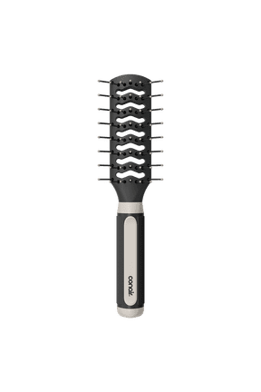 Grip & Lift Vented Hair Brush with Rubber-Grip Handle