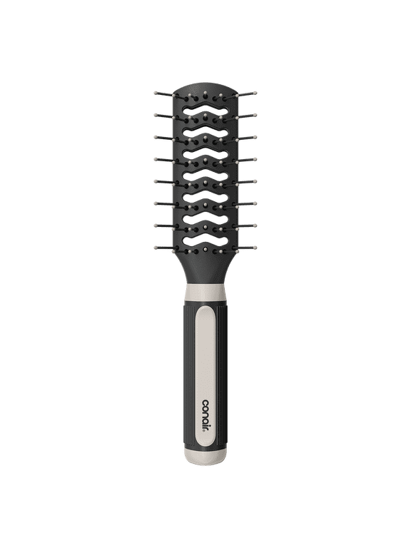 Grip & Lift Vented Hair Brush with Rubber-Grip Handle