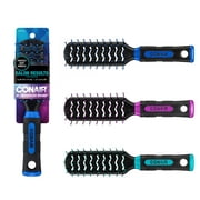 Conair Professional Vented Hairbrush with Rubber-Grip Handle, Colors Vary