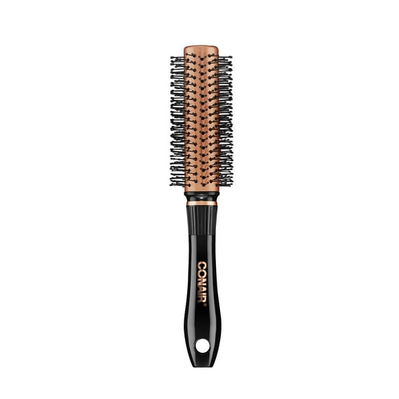 Conair Quick Blow-dry Copper Nylon Round Hairbrush, Copper, 1ct