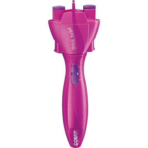 Conair Quick Twist Hair Braider with Bonus Elastics, Ribbons, Hair Clips