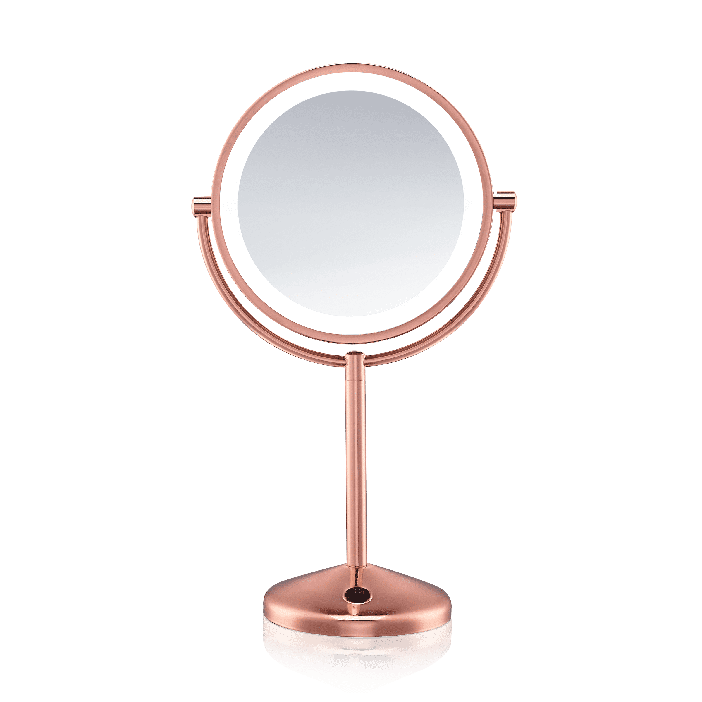 Infinity Pro Reflections Double-Sided Mirror, Rose Gold, 1x/10x