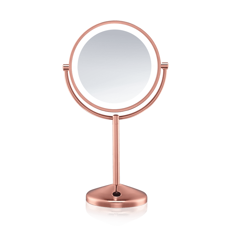Infinity Pro Reflections Double-Sided Mirror, Rose Gold, 1x/10x
