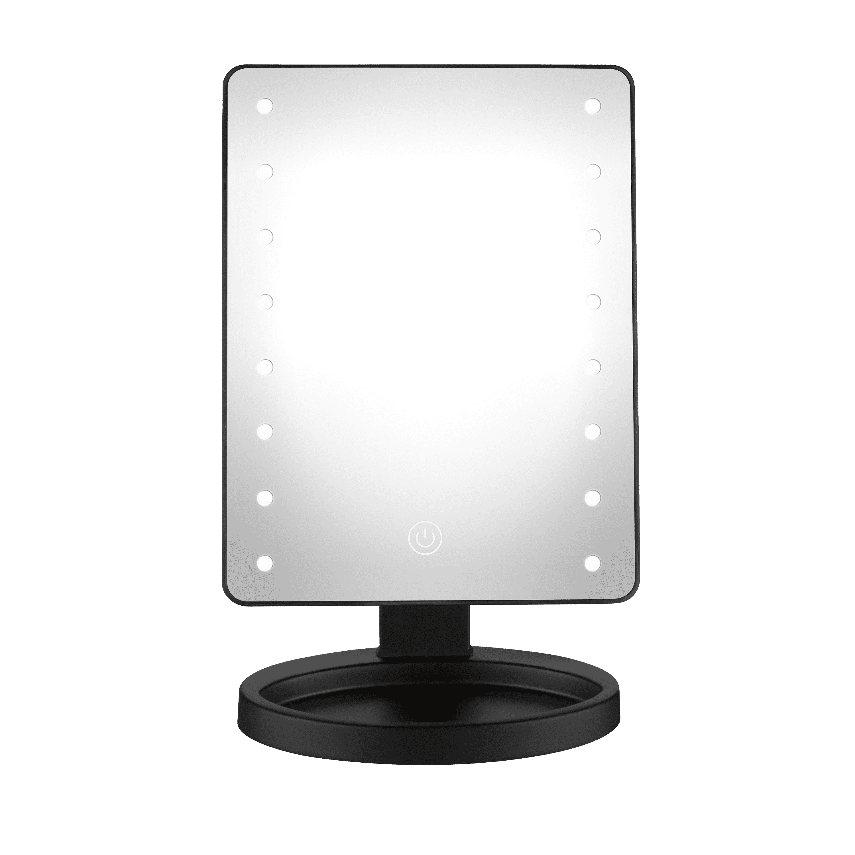 Conair, Lighted Vanity Makeup Mirror, LED Touch Screen, Black