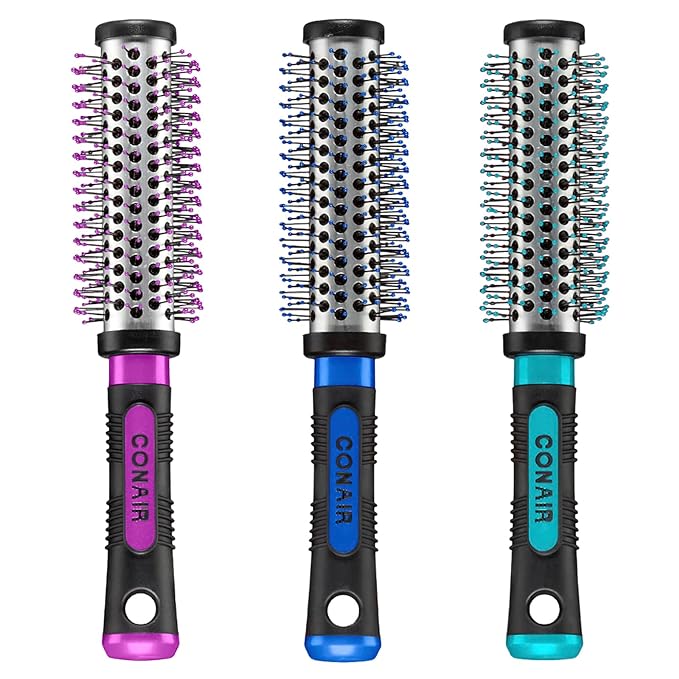 Conair Salon Results Metal Round Brush for BlowDrying, Hairbrush for