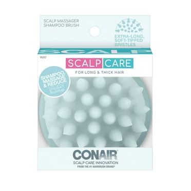 Conair Scalp Care Shampoo Scalp Massage Hair Brush, White