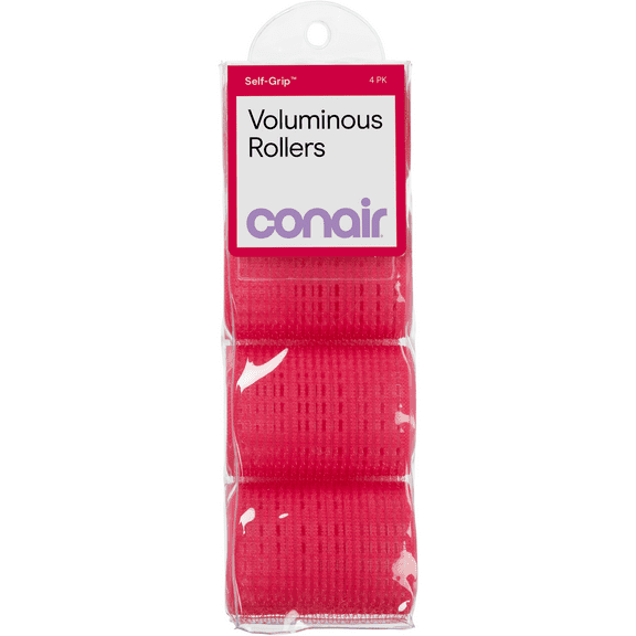 Conair Self-Grip Rollers, X-Large, Pink, 4 Count