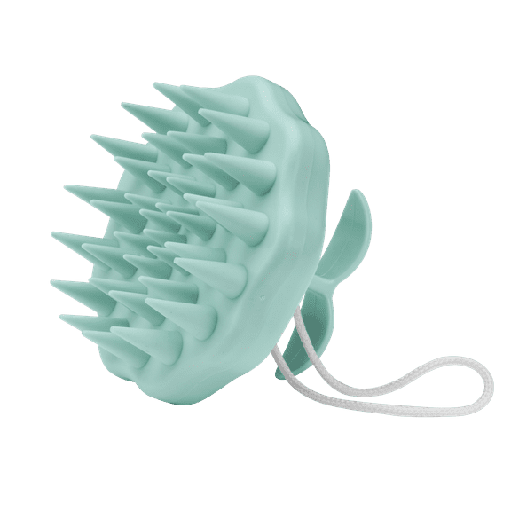 Conair Handheld Scalp Massager Shampoo Brush, Green, For All Hair Types