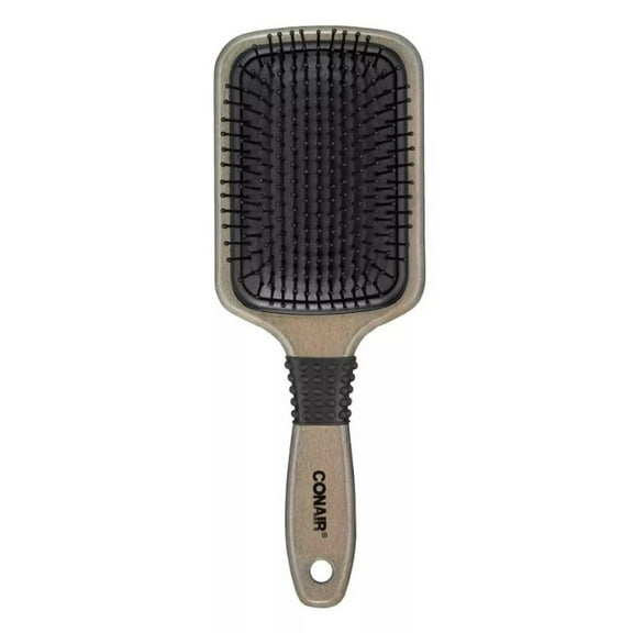 Conair Shines and Smoothes Ceramic Wood Paddle Hair Brush