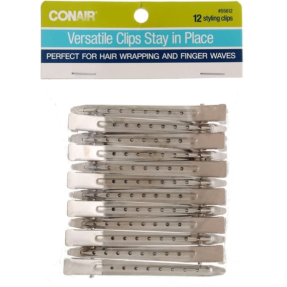 Conair Snug Fit Clips/Barrettes - 12 Count (Pack of 32)