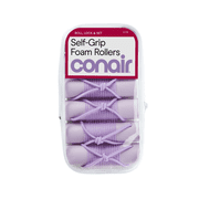 Conair Soft Curls 6-Pack Self-Grip Foam Rollers with Loop Closures