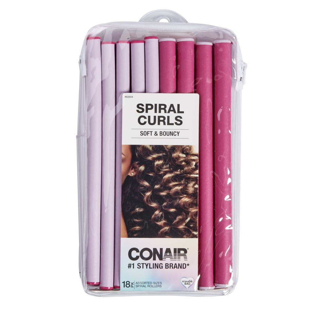 Conair Spiral Curl Rollers, 18 pk