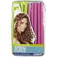 thumbnail image 1 of Conair Spiral Rollers Mint/Coral -18pc (Pack of 3), 1 of 3
