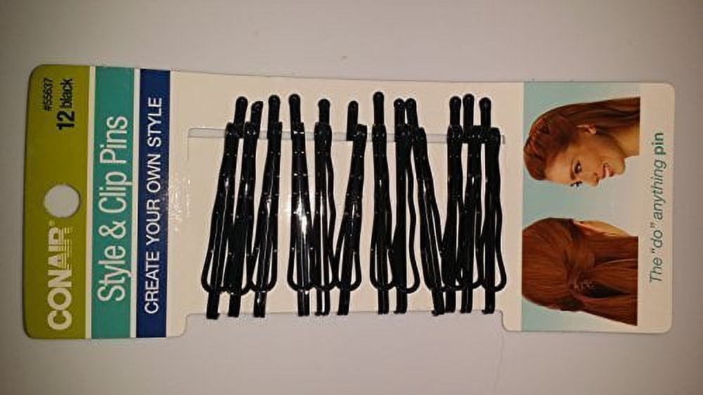 Conair Style & Clip Bobby Pins Black