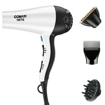 Conair 1875 Watt Style & Shine Dryer with 3 Attachments