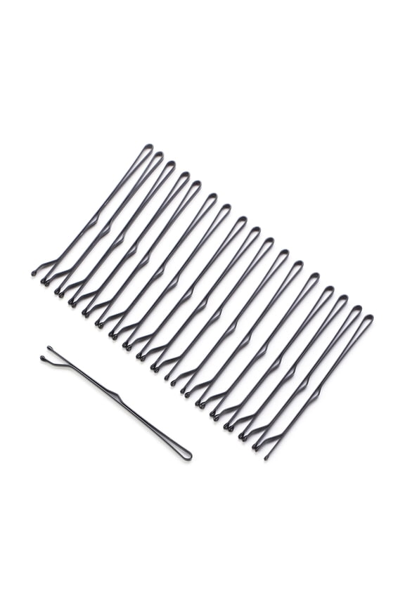 Styling Essential Curved Multi-Use Roller Pins in Black, 18 Count