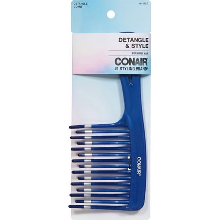 Conair Styling Essentials Detangling Comb, Style & Detangle Various Colors