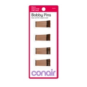Conair Styling Essentials Mini Bobby Pins, Smooth Brown, 36 Count