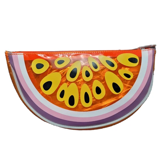 Conair Summer Fruit Pouch Essentials Bag Makeup Hair Accessories Travel Case