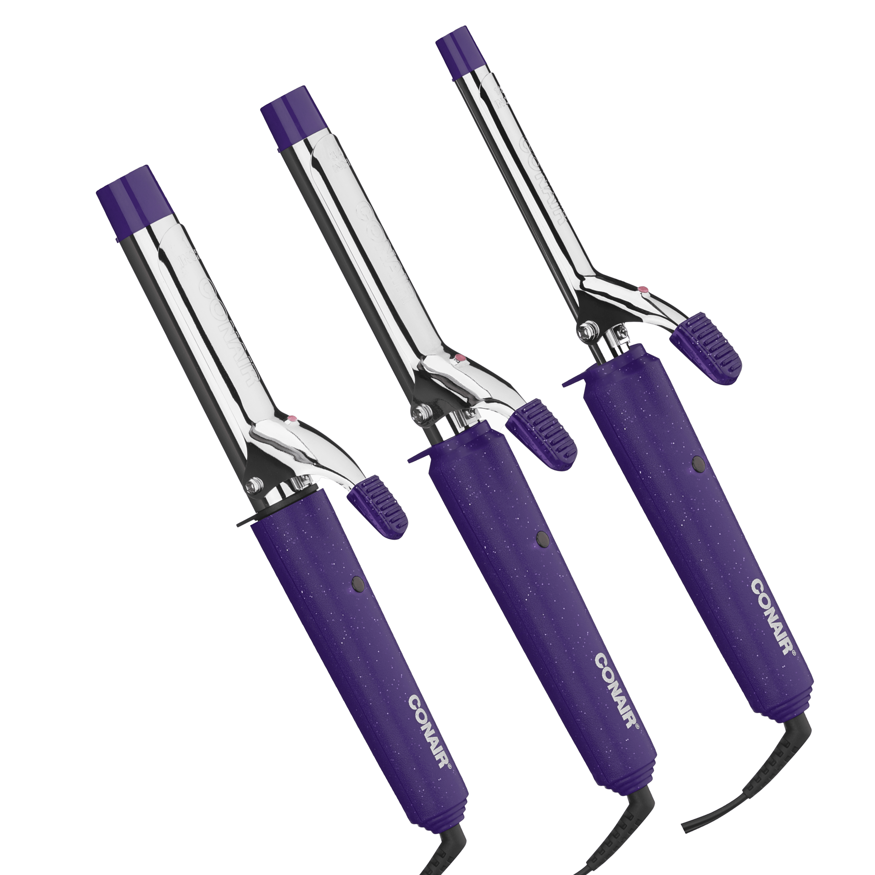 Conair Supreme Curling Iron 3-Pack, Includes 1/2", 3/4", and 1" Curling Irons