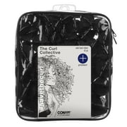 Conair The Curl Collective Satin Foam Hair Rollers, Black