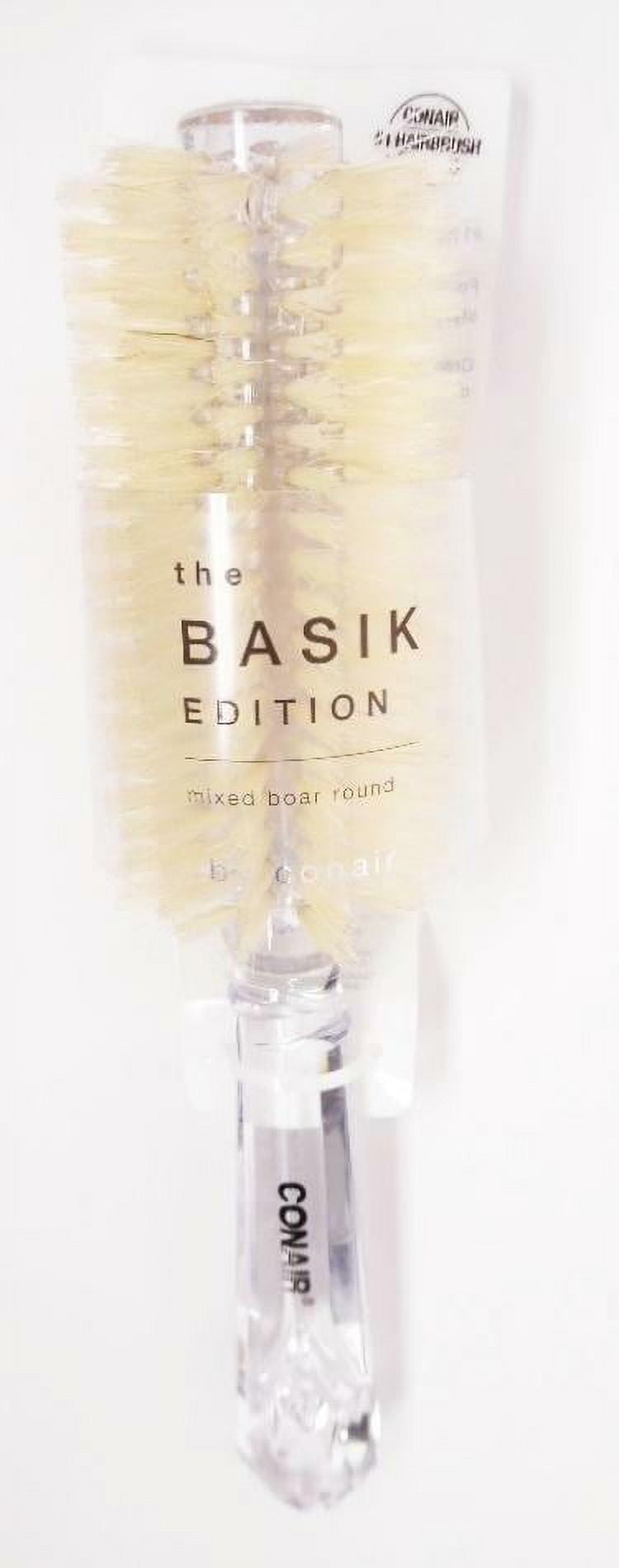 Conair The Basik Edition Boar Round Hair Brush Clear