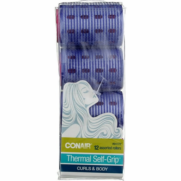 Conair Thermal Self Grip Rollers  Assorted Sizes (Pack of 3)
