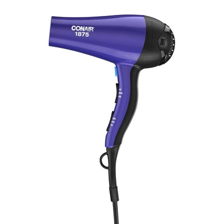 Conair Thermal Shine Travel Size Ceramic Hair Dryer, Ionic, 1875 Watts, Purple