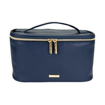 Conair Train Case Navy PVC Cosmetic Bag
