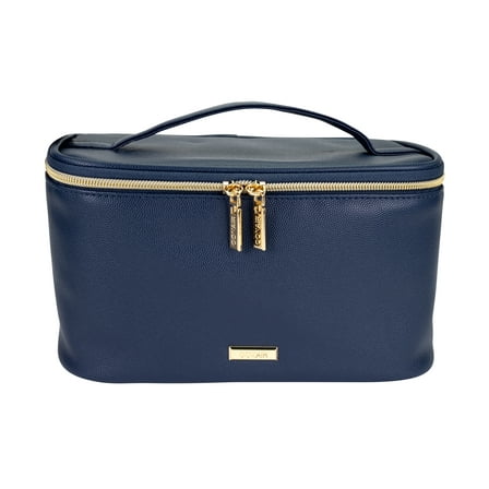 Conair Train Case Navy PVC Cosmetic Bag