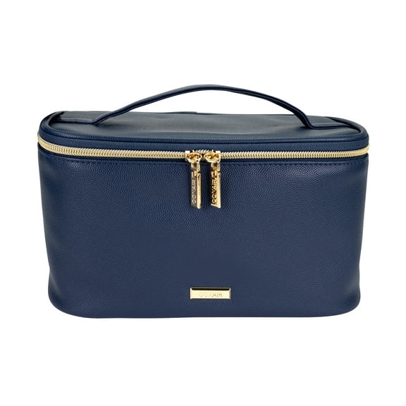 Conair Train Case Navy PVC Cosmetic Bag