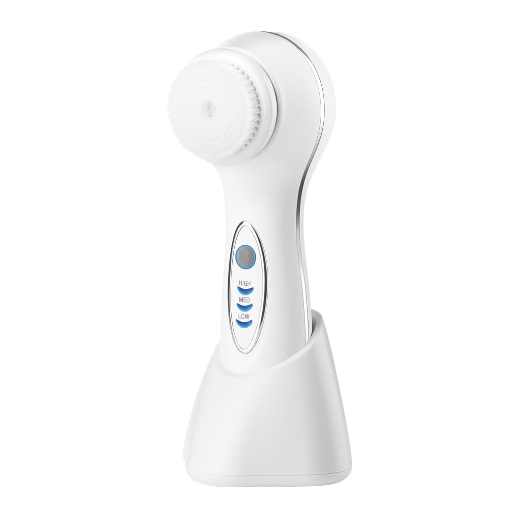 Conair True Glow Sonic Facial Brush, Waterproof and Rechargeable