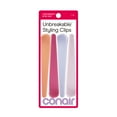 thumbnail image 1 of Conair Unbreakable Salon Clips, Pastel Pink, Lavender, Raspberry, Orange, 4 Count, 1 of 7