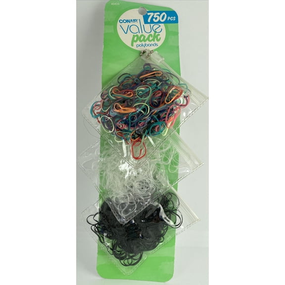 Conair Value Pack Polybands 750 PCS